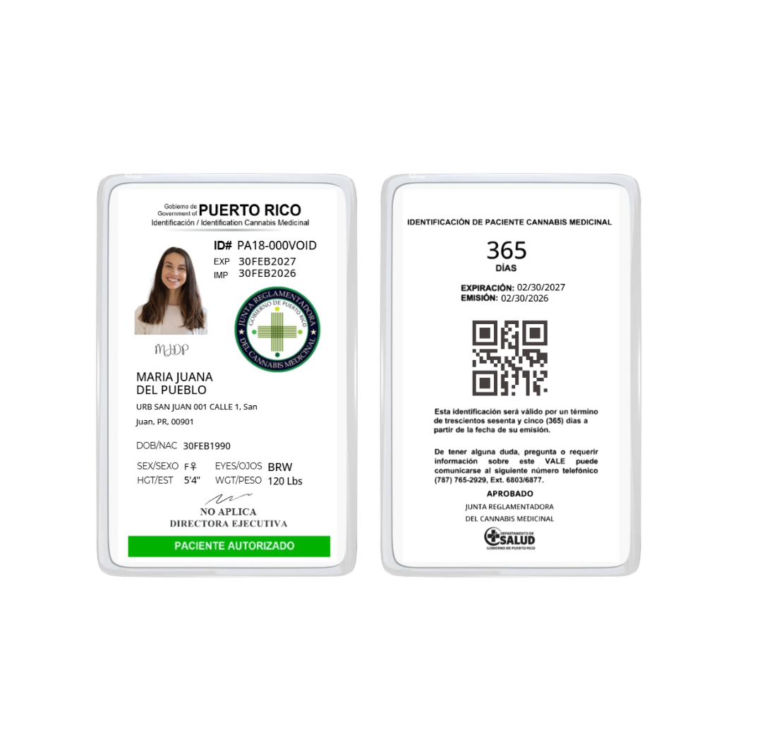 Laminated Patient Card