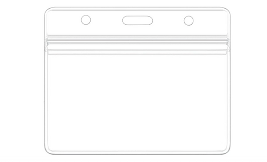 Porta Credencial Para Identificación Horizontal